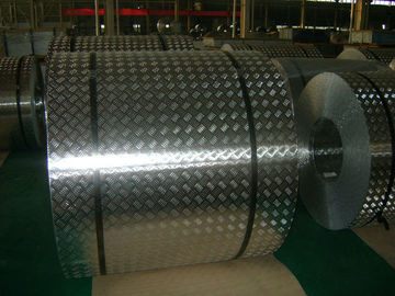 Porcellana piatto a quadretti di alluminio del rotolo da 4 millimetri, strati d'acciaio del piatto del diamante per il bus fornitore